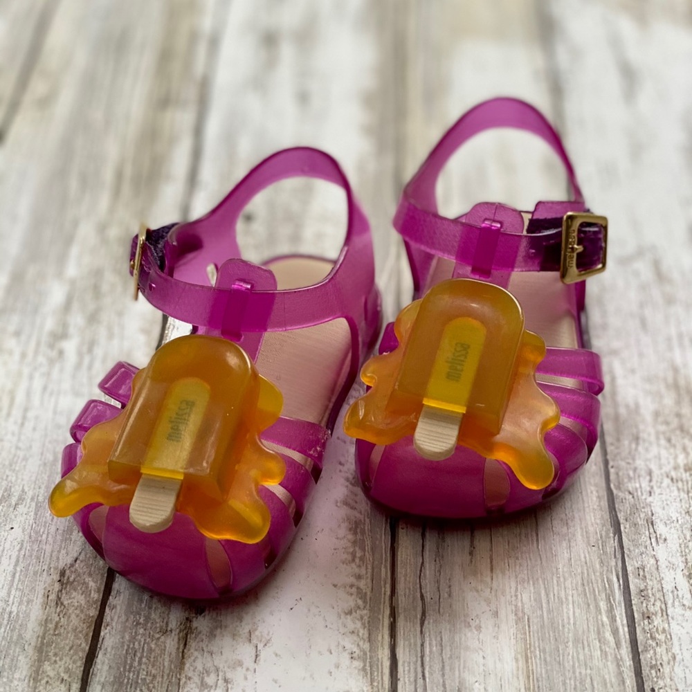 NWT Mini Melissa Aranha Popsicle Sandals